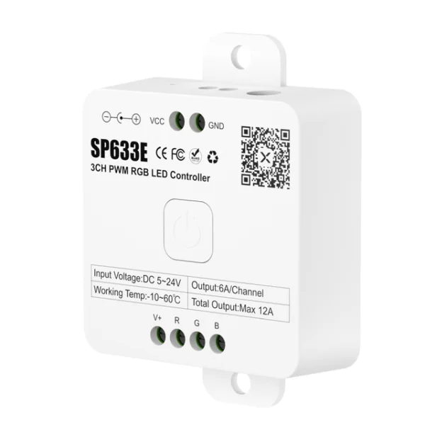 Controler Banda LED RGB SP633E 12A 5-24V