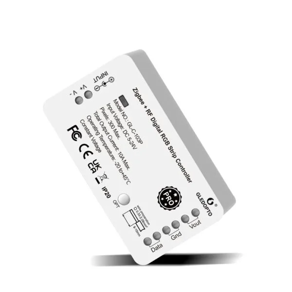 Gledopto GL-C-103P Controler Banda LED Digitala Zigbee + RF DC5-24V