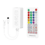Controler Banda LED Digitala RGBW SP617E, control muzical, bluetooth 5-24V, 1 iesire