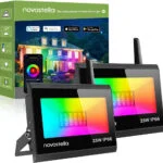 Kit 2 Proiectoare LED Novostella RGB 25W