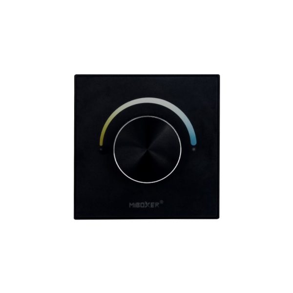MiBoxer P0 Controler de Perete Rotativ Monocolor/Dual White Negru