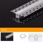 Profil Aluminiu Rigips 15x55mm, interior 12mm PU1513
