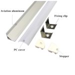 Profil Aluminiu de Colt 16x16/12mm Aluminiu Brut