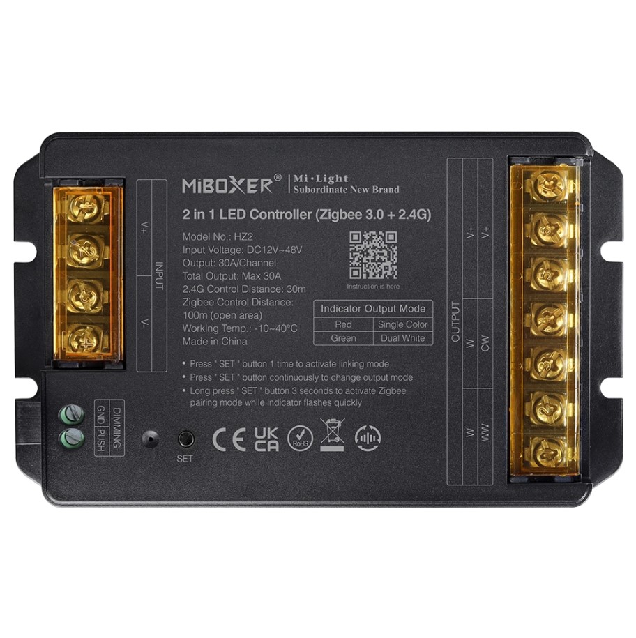 HZ2 MiBoxer HZ2 Controler LED 2in1 (Zigbee 3.0+2.4G) 30A - imagine 1