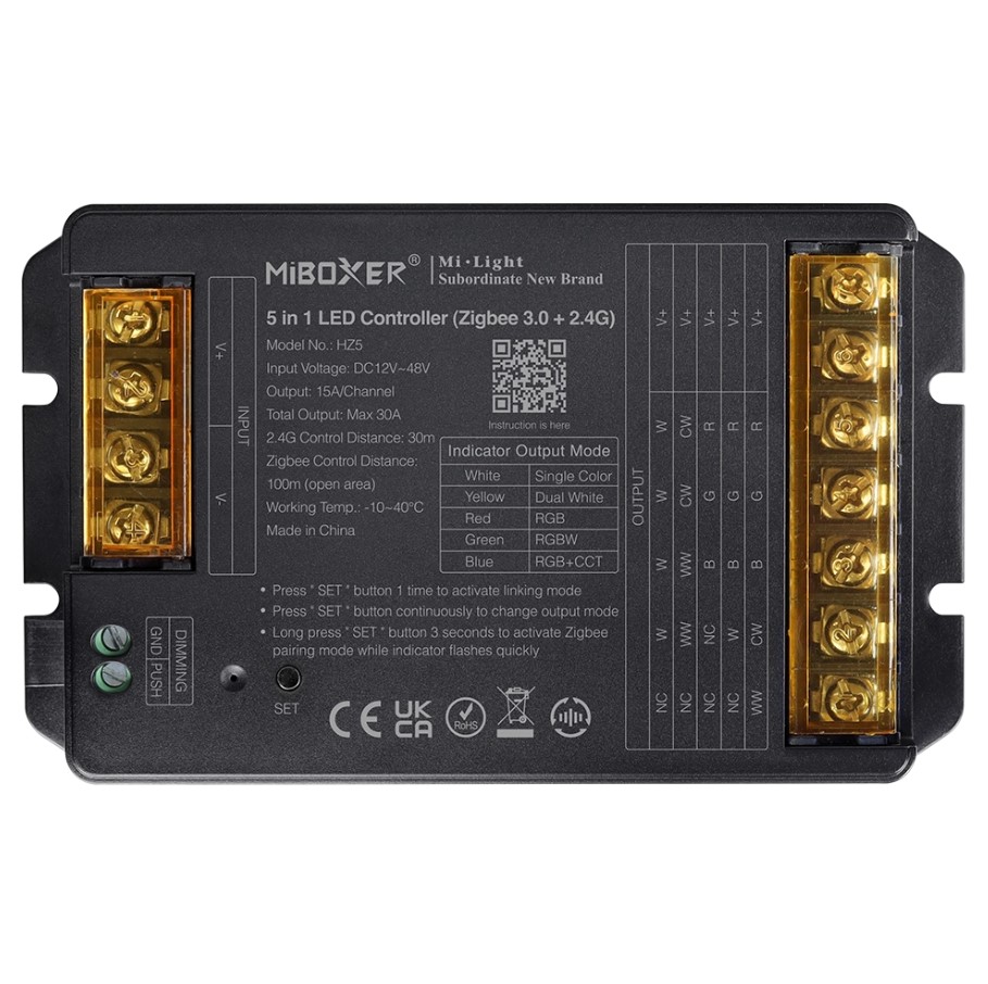 hz5 MiBoxer HZ5 Controler LED 5in1 (Zigbee 3.0+2.4G) 30A - imagine 1