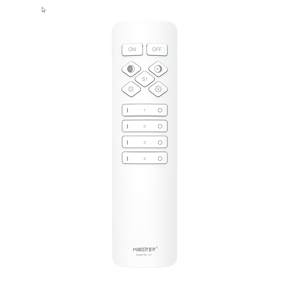 MiBoxer C1-w MiBoxer C1-W Telecomanda 2.4G Monocolor/Dual White, Alb - imagine 1