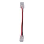 Conector COB 2 Pini Monocolor, de la banda la banda cu fir
